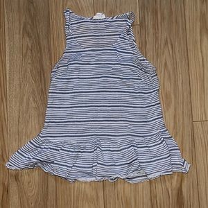 Blue and White Striped Tank TBD I